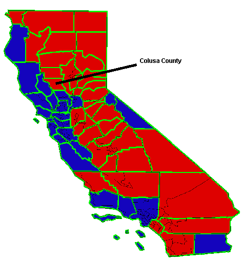 California Political Map (image)