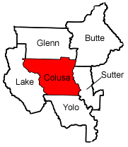 Map Showing Colusa and Neighboring Counties
                (image)