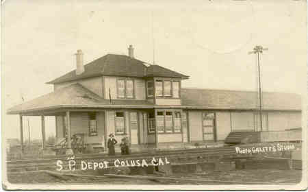 Southern Pacific Train Depot, Colusa,
                    California