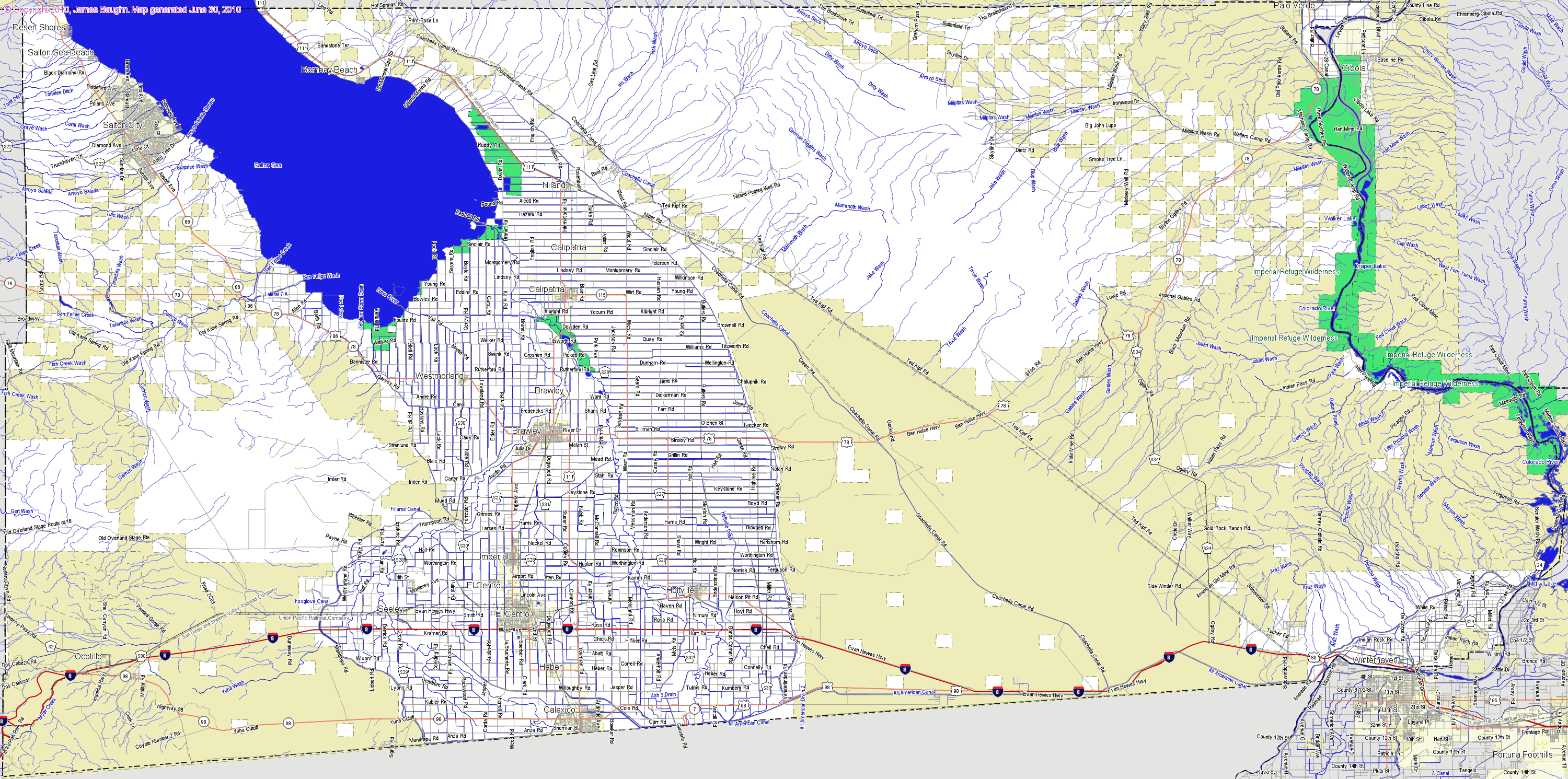 maps Page Imperial California Genealogy