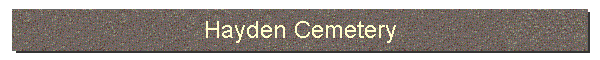 Hayden Cemetery