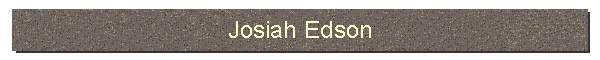 Josiah Edson