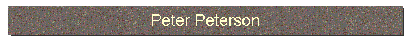 Peter Peterson