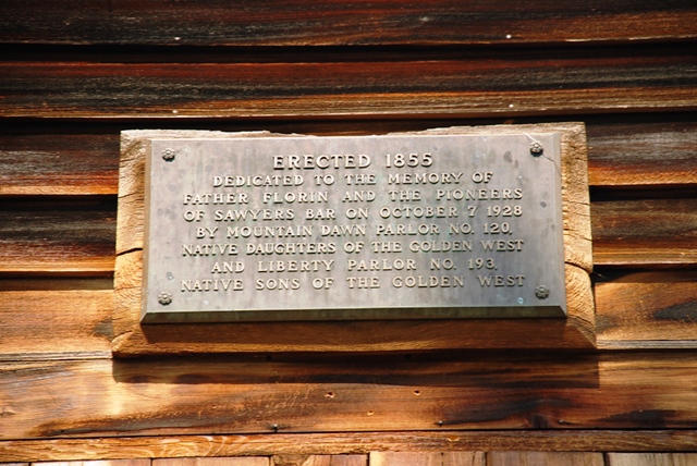 Sawyer's Bar Dedication Plaque photo